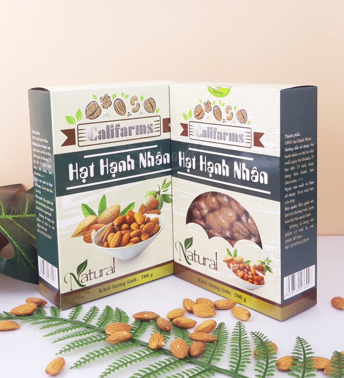500G Hạnh nhân Mỹ tự nhiên