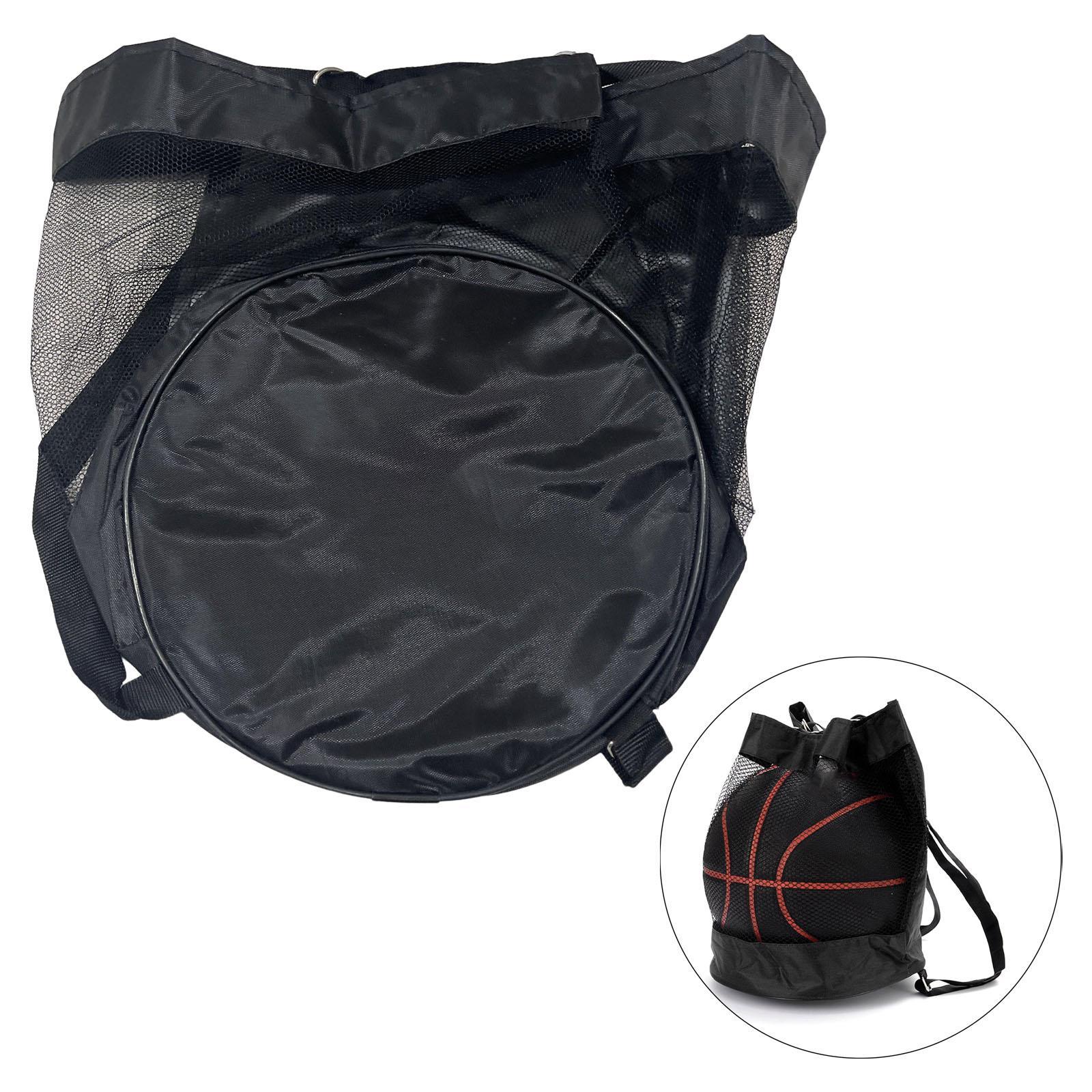 Basketball Carrying Backpack Soccer Oxford Cloth Black Sack Pack Tennis Bag