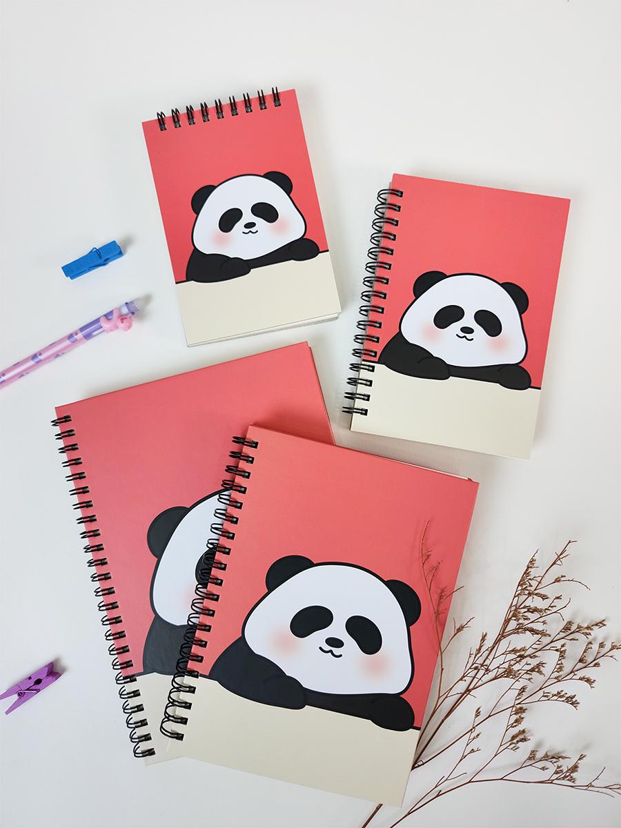 Sổ Lò Xo Kẻ Ngang - 160 Trang 13 x 18 cm 80gsm - Panda - The Sun 01