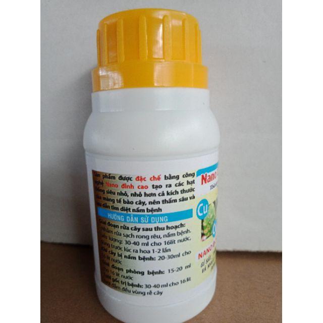 Phân bón vi lượng Nano Copper chai 100 ma