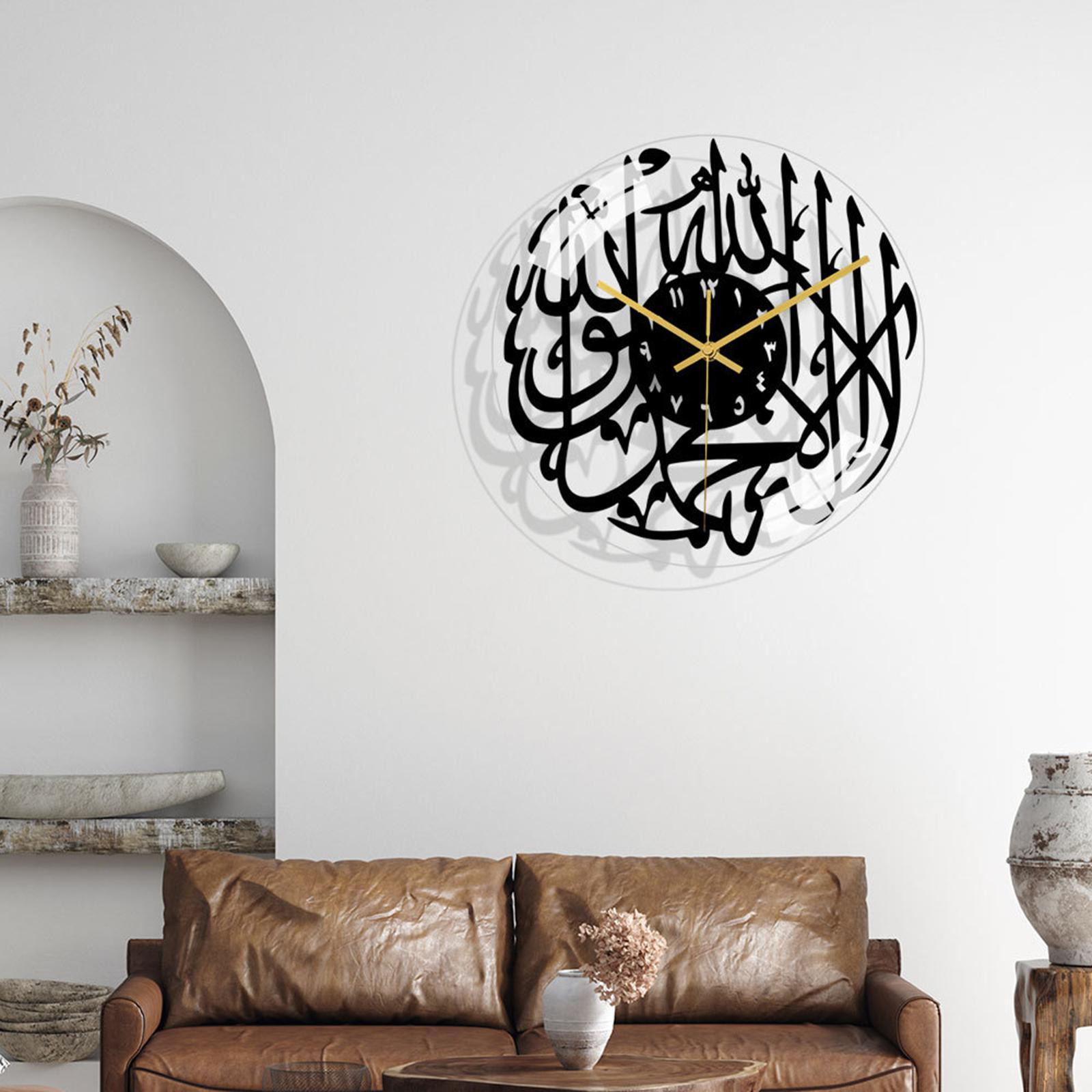 Acrylic Wall Clock Silent Clock Living Room Home Decor