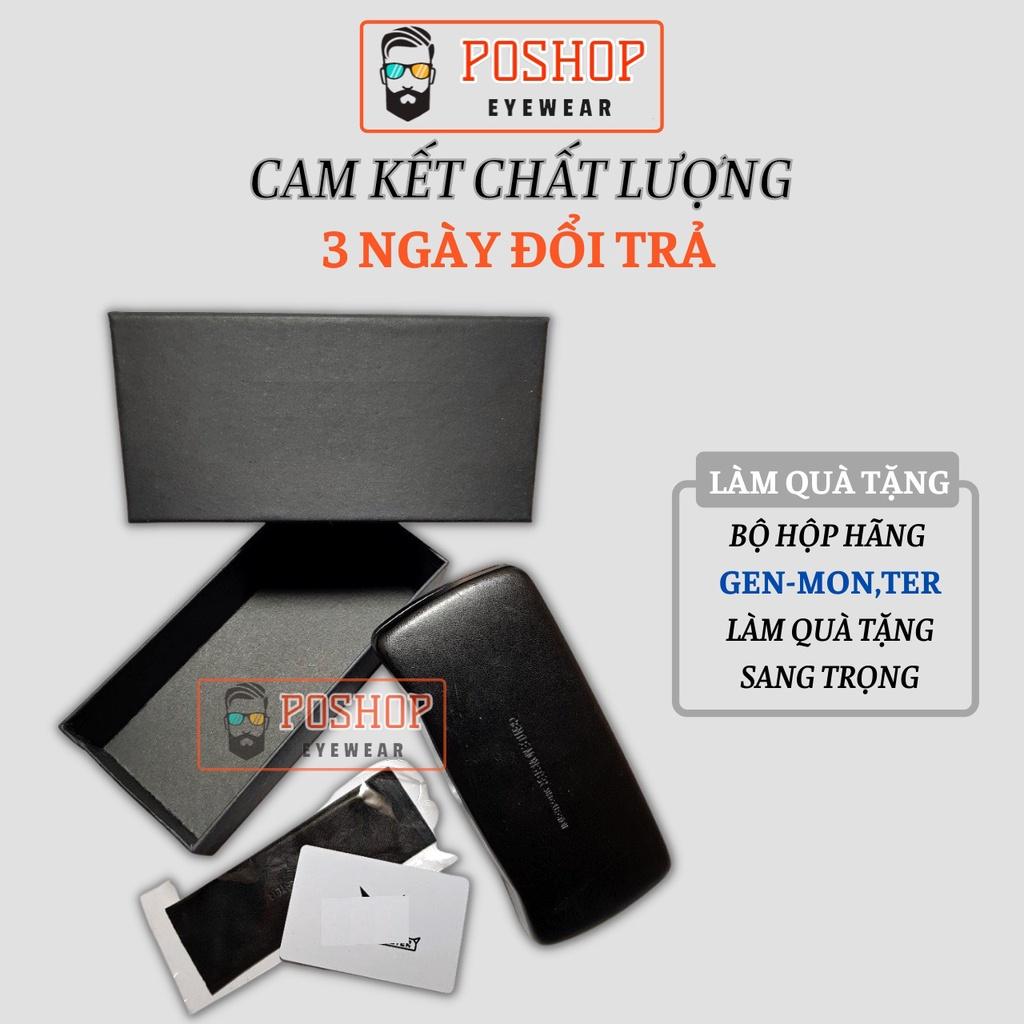 Mắt kính mát thời trang cao cấp nam nữ POSHOP chống tia cực tím UV400 bản to dễ đeo BALENTO