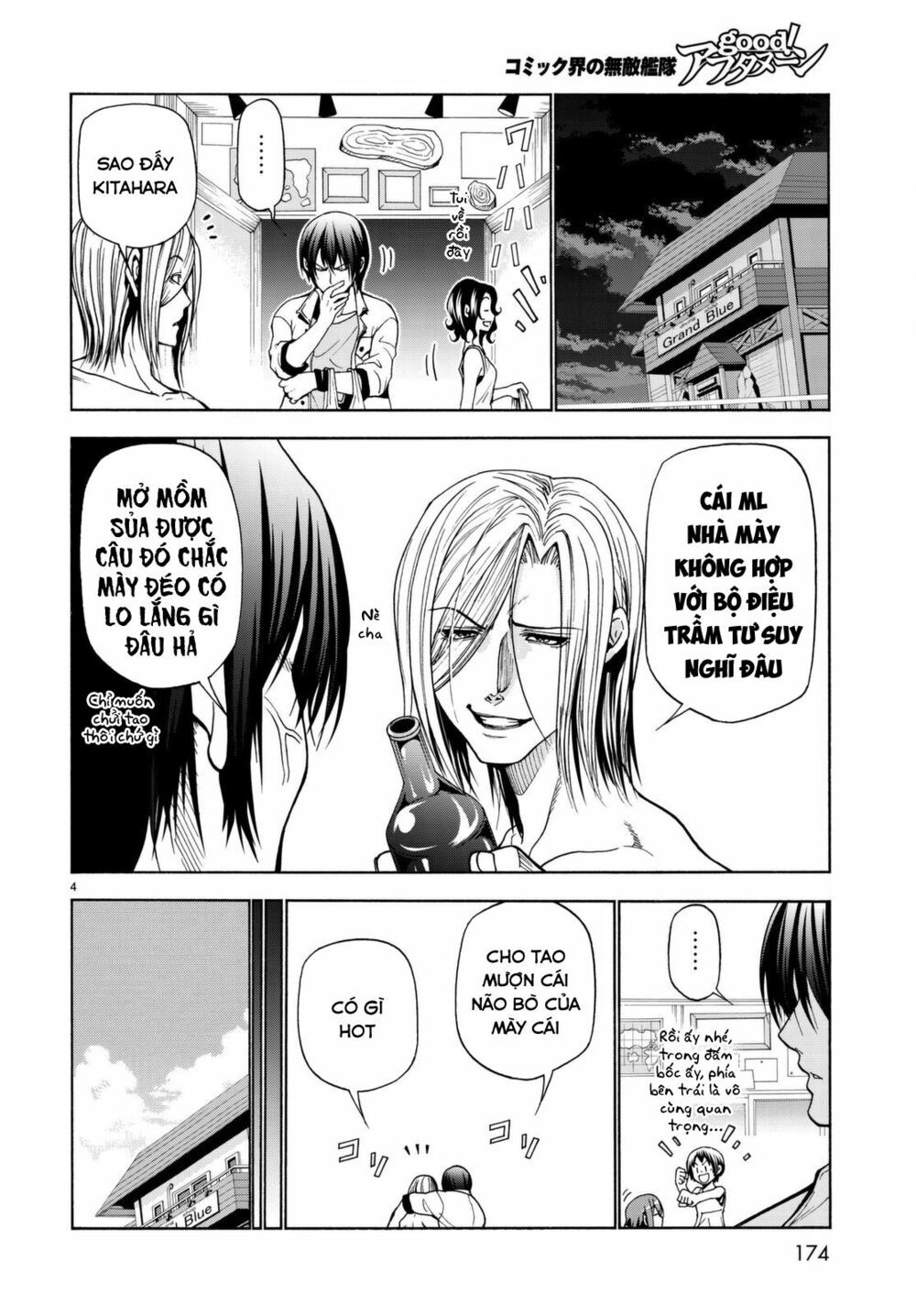 cô gái thích lặn - grand blue chapter 39 4