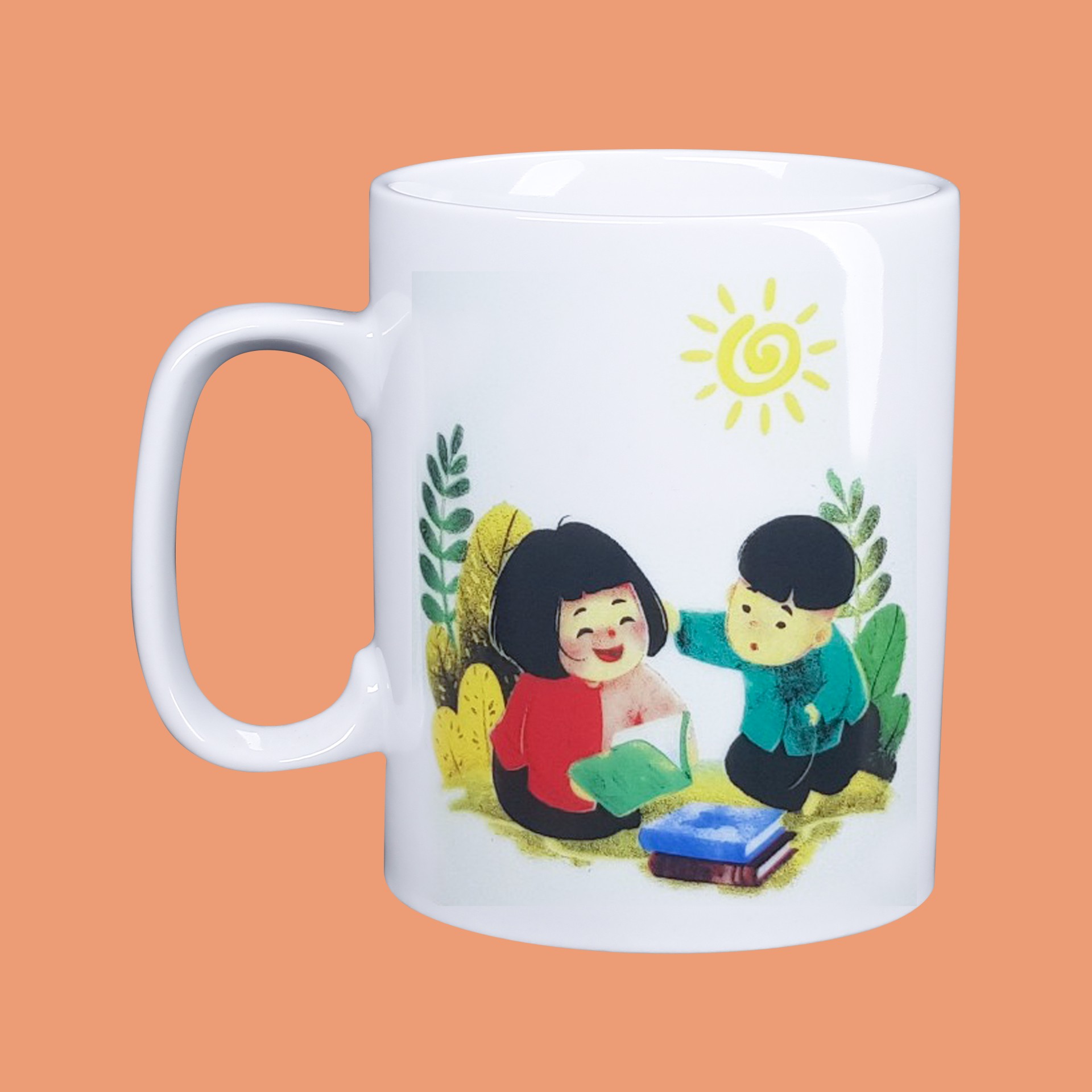 Ca cao 3 in thiếu nhi Long Phương họa tiết vẽ tay ngộ nghĩnh