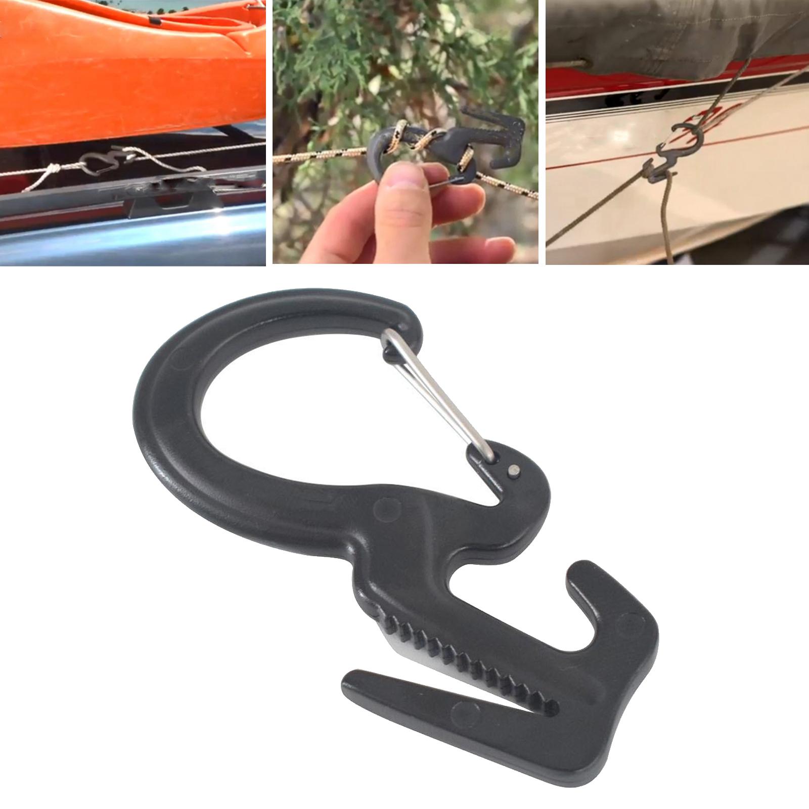 Spring Snap Hook, Aluminium Alloy Carabiner Steel Clips Keychain Heavy Duty Quick Link for Camping Hiking Traveling Fishing