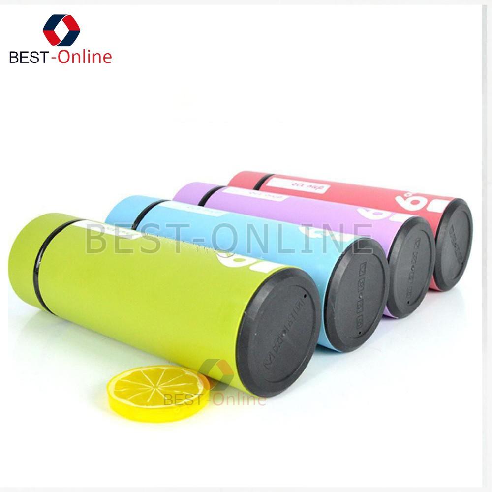 Bình nước thủy tinh giữ nhiệt bọc nhựa 6OUP 450ml siêu tiện lợi