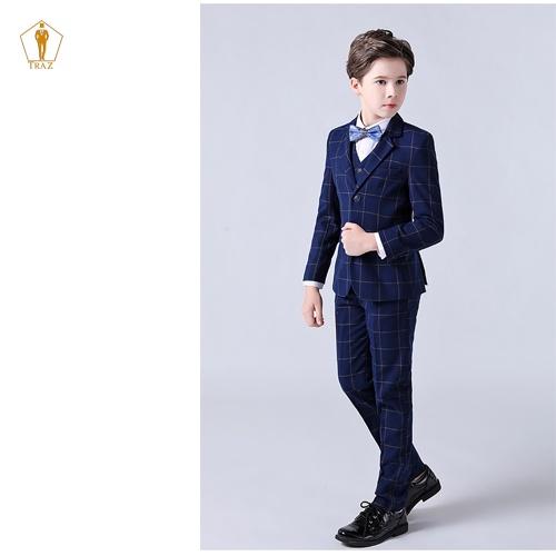 Bộ, Set Vest TRAZ Karo Cho Bé Trai, Trẻ Em, Con NítBé Mập Cao Tăng 1, 2 Size