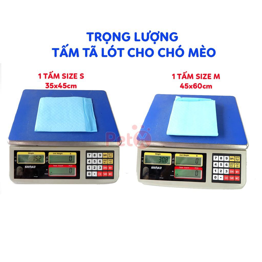 Miếng lót cho chó đi vệ sinh, tã giấy khay, lồng chuồng thú cưng, mèo siêu thấm hút (bán lẻ từng tấm)