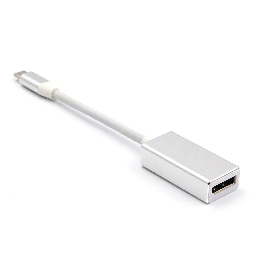 USB-C to DisplayPort DP Male to Female 4K@60Hz Adapter Converter for MacBook Pro 2015/2016, ChromeBook Pixel