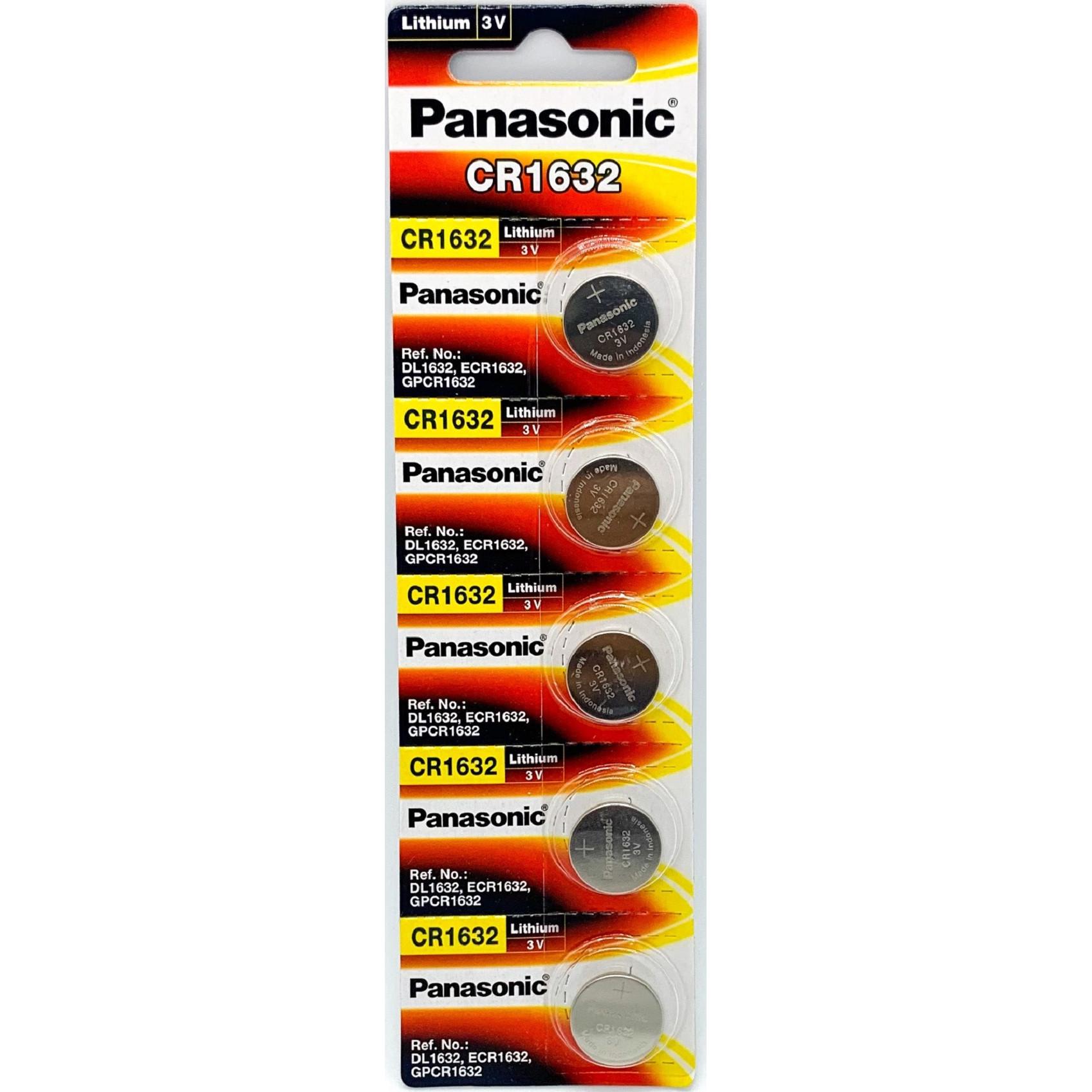 {Panasonic VN nhập khẩu} Pin Cúc Áo Panasonic  CR1632  3V Lithium dùng cho đồng hồ, thiết bị điện tử... - 5 Viên