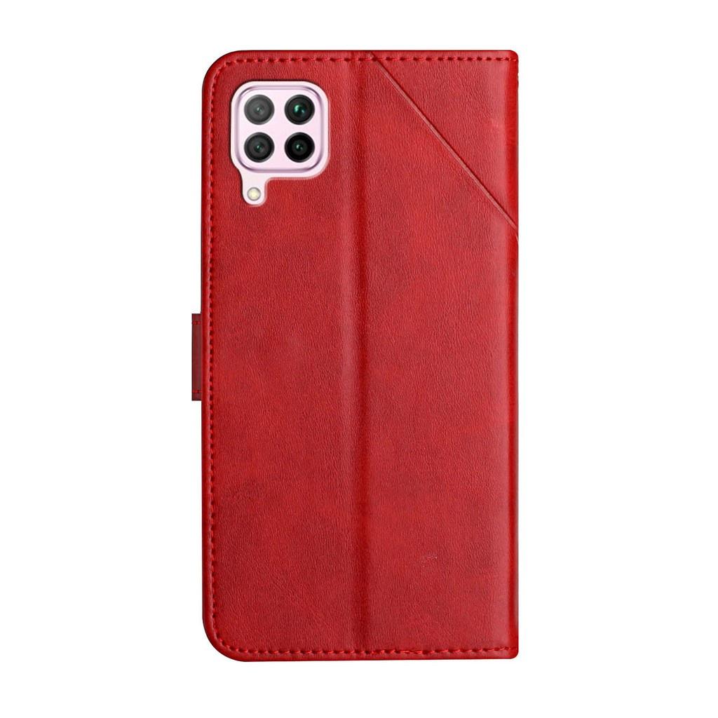 Bao da điện thoại màu trơn nắp lật từ tính cho Huawei Nova 4e 6SE 7i P30 P30 Pro P40 lite E Y5P Y6P Y7P Honor 9A 20
