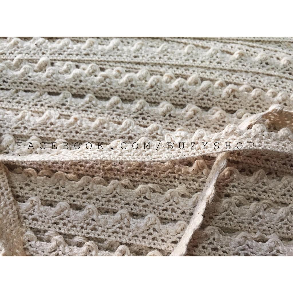 Ren chỉ, ren cotton, ren viền scrapbook