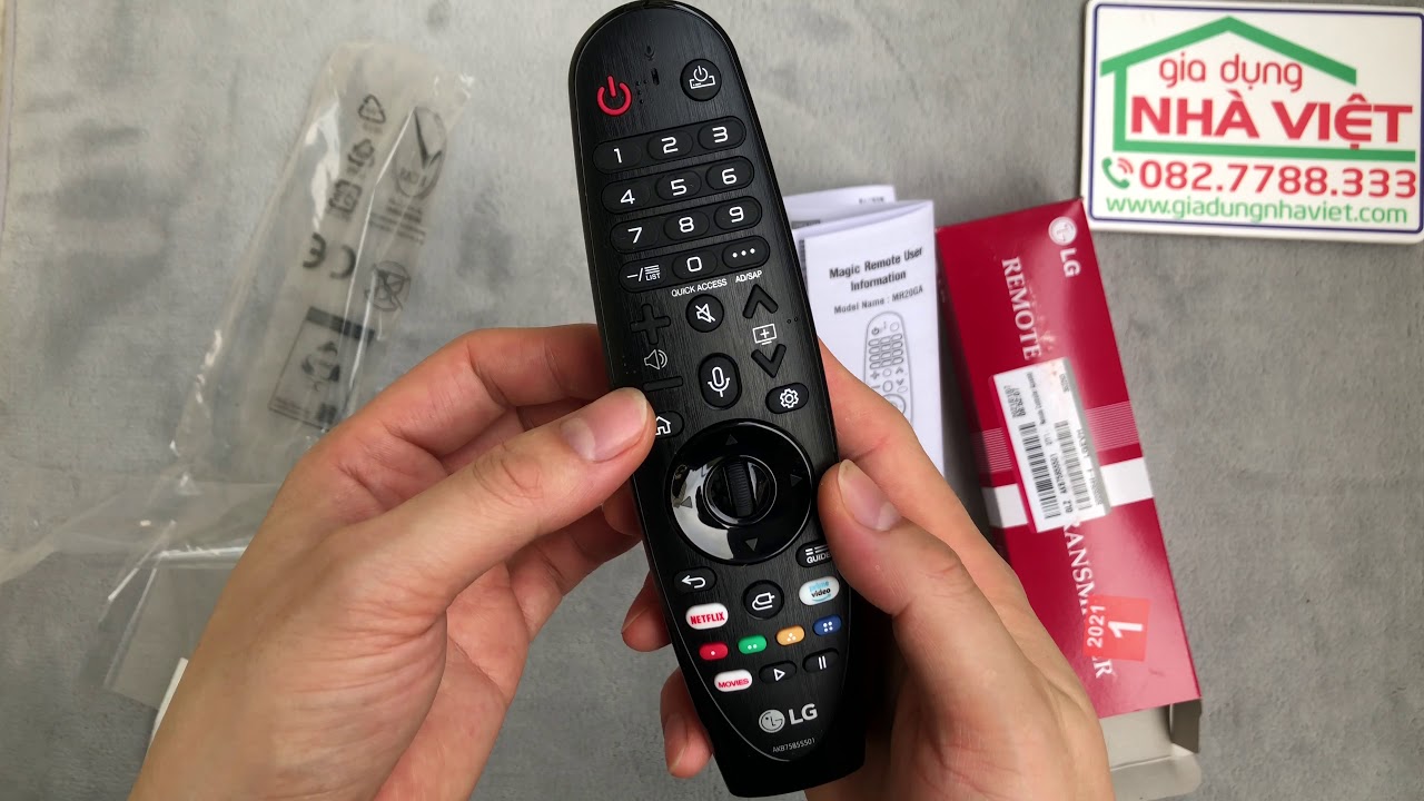 Điều khiển thông minh cho tivi LG Magic Remote AN-MR20GA , Điều khiển giọng nói mẫu mới nhất