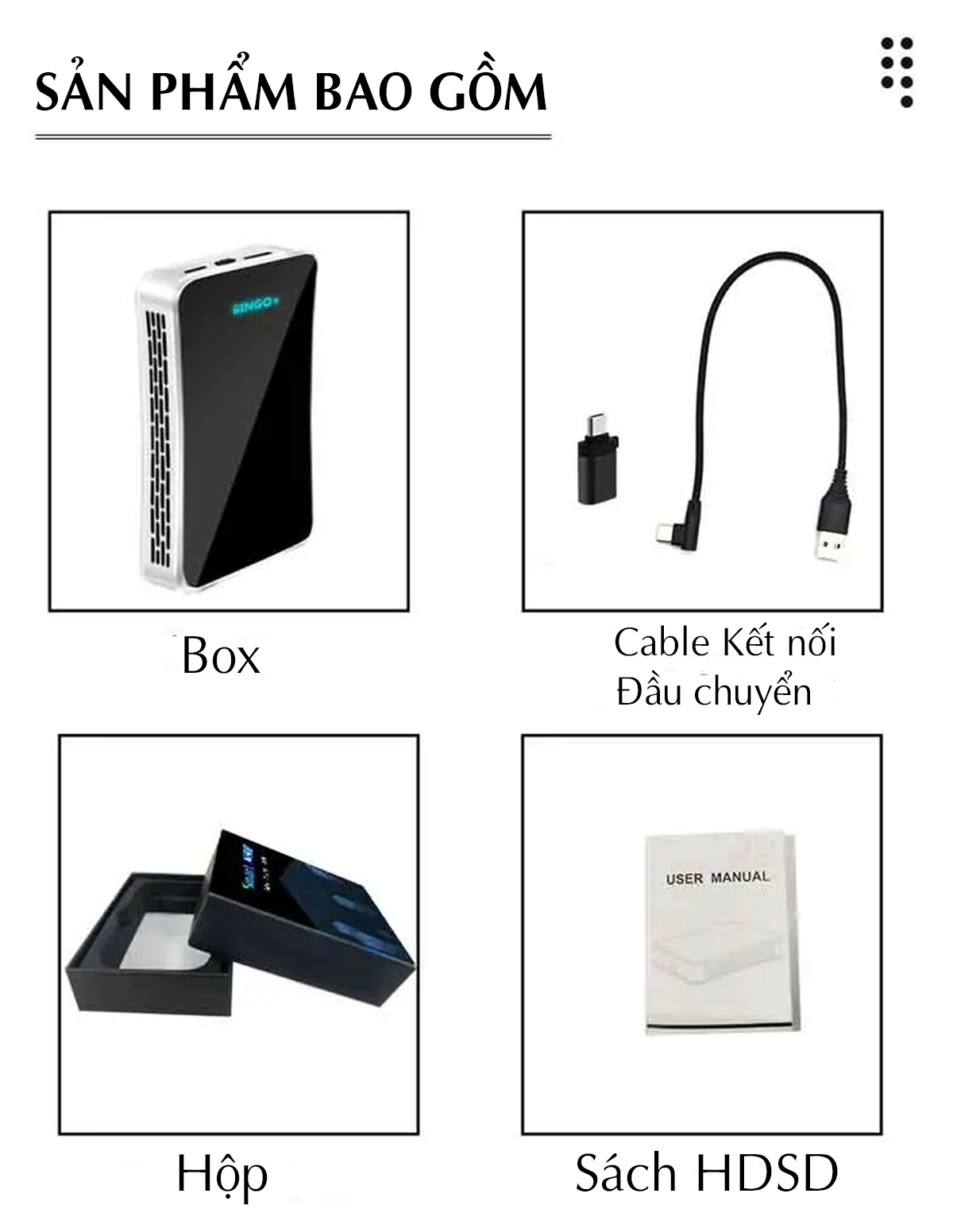Carplay Box AI Adapter BINGO - Biến Màn Hình Nguyên Bản Của Xe Hơi Thành Màn Hình Android Chỉ Bằng Vài Thao Tác Đơn Giản