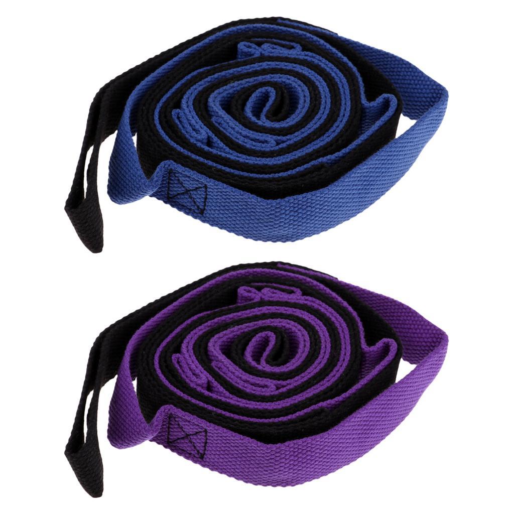 2 Pieces 200cm 8 Loops Yoga Daisy Chain Ropes Sling Straps for Hammock