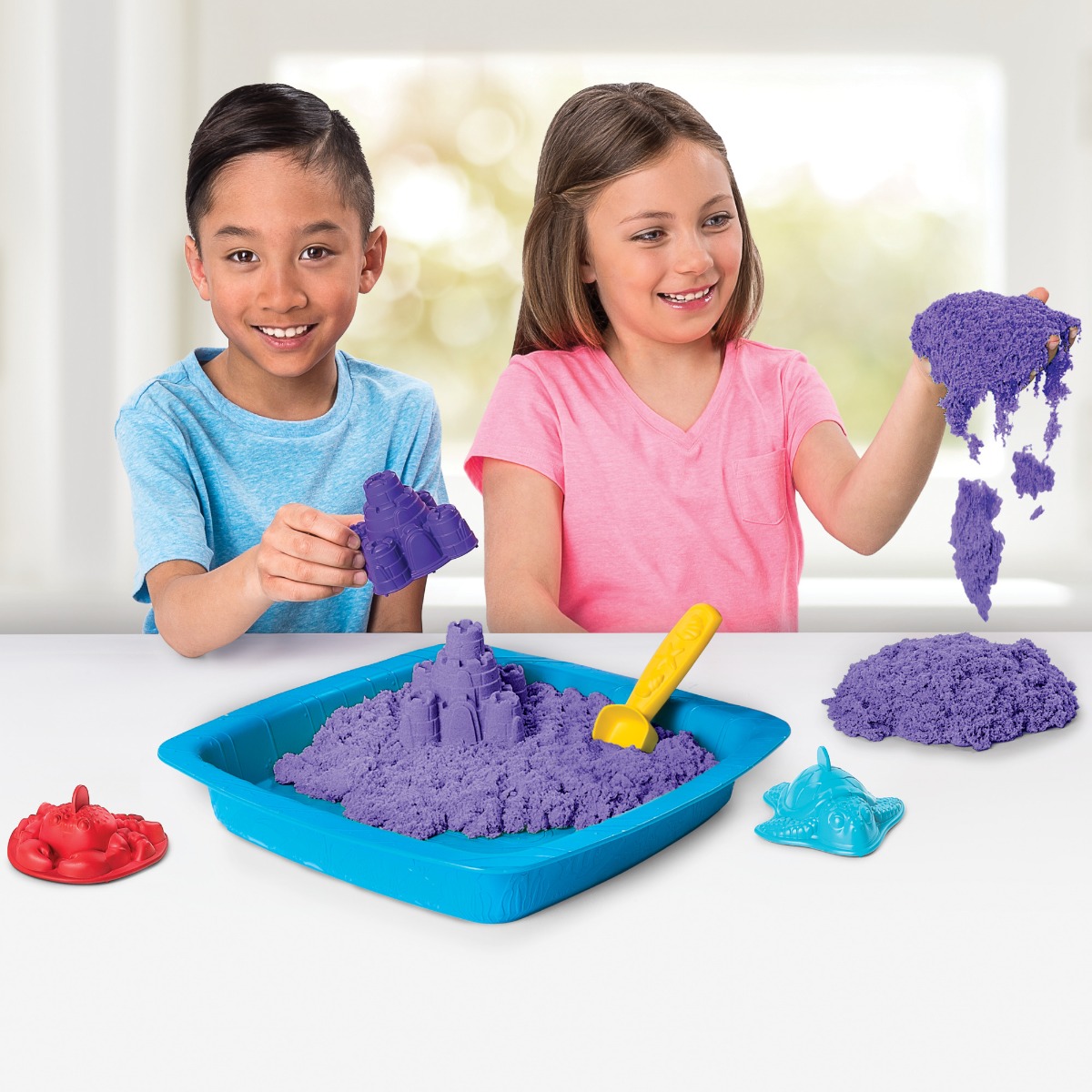 Đồ Chơi KINETIC SAND Bộ Cát, Dụng Cụ Và Khay Chơi Cát 6024397