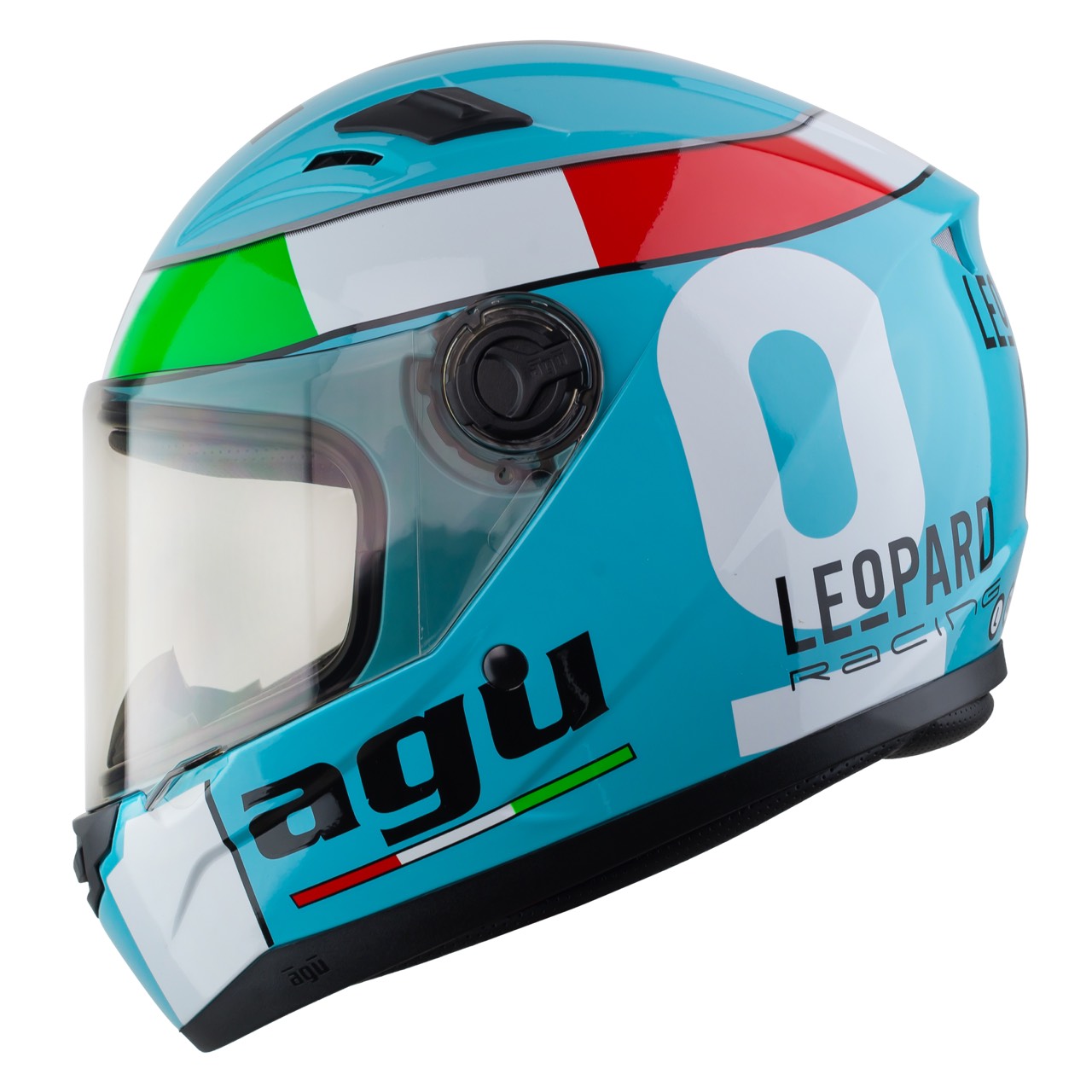 Mũ Bảo Hiểm Fullface AGU A138 Tem Leopard - Tặng Túi Vải - Hàng Chính Hãng Bảo Hành 12 Tháng - Sản Phẩm Thời Trang Và Cao Cấp