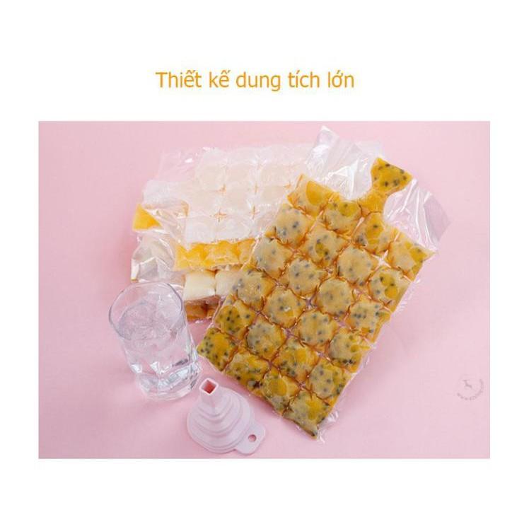 Bộ 10 Túi Làm Đá Làm Kem an toàn sức khỏe Cream Bag - AsiaMart