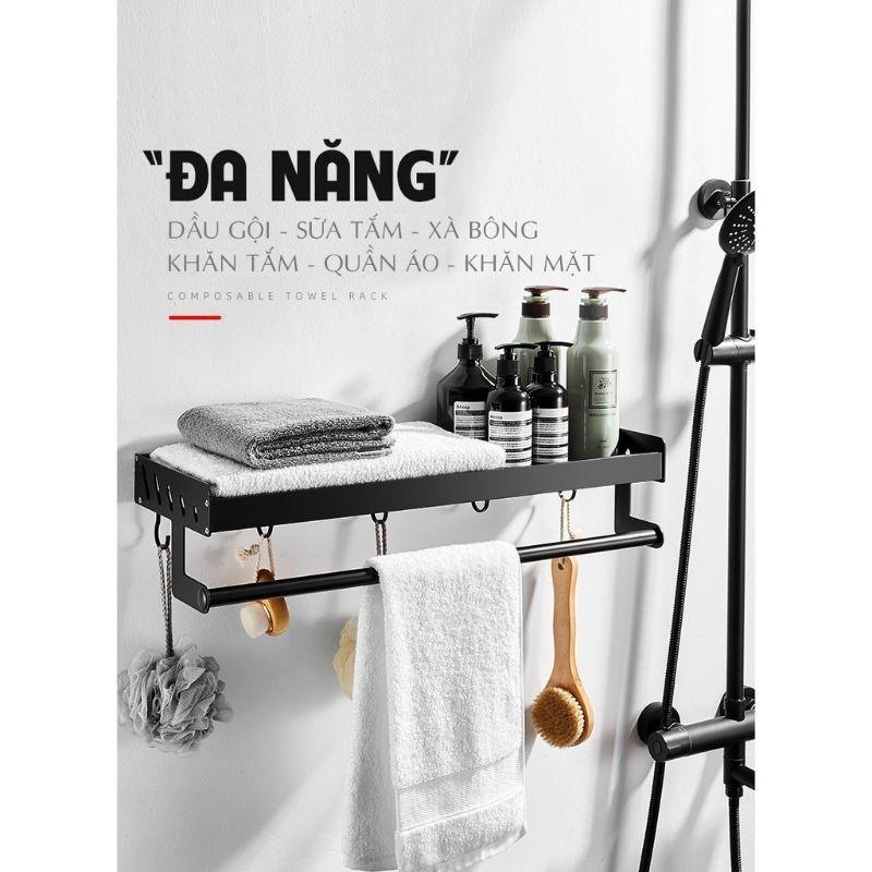 Kệ Nhà Tắm Đa Năng Dán Tường Tiện Dụng, Sơn Tĩnh Điện Cao Cấp