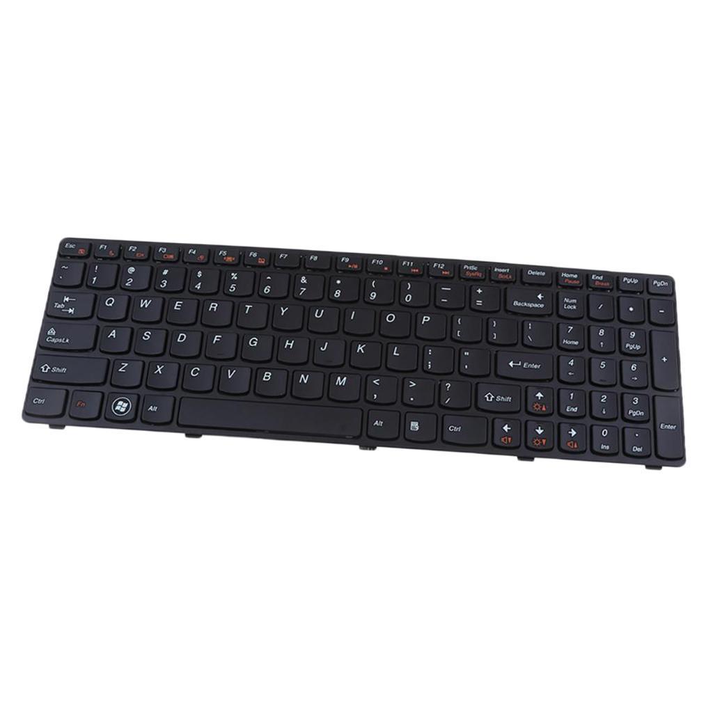 For  Z570 V570 B570 Laptop Standard US English Layout Keyboard Black