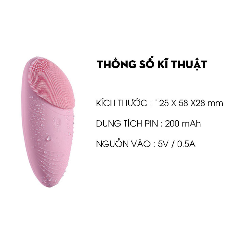 Máy Rửa Mặt SCL-0088 Sạc Pin Tùy Chỉnh Cường Độ Rung Làm Sạch, Trắng Da Trị Mụn Hiệu Quả ( Giao Màu Ngẫu Nhiên )