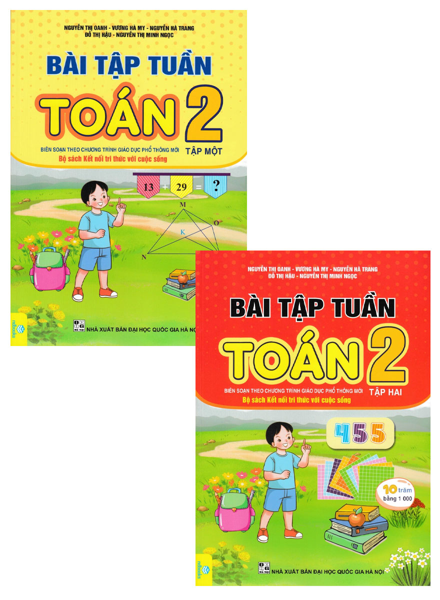 Combo Bài Tập Tuần Toán 2 - Tập 1 + Tập 2  - ND