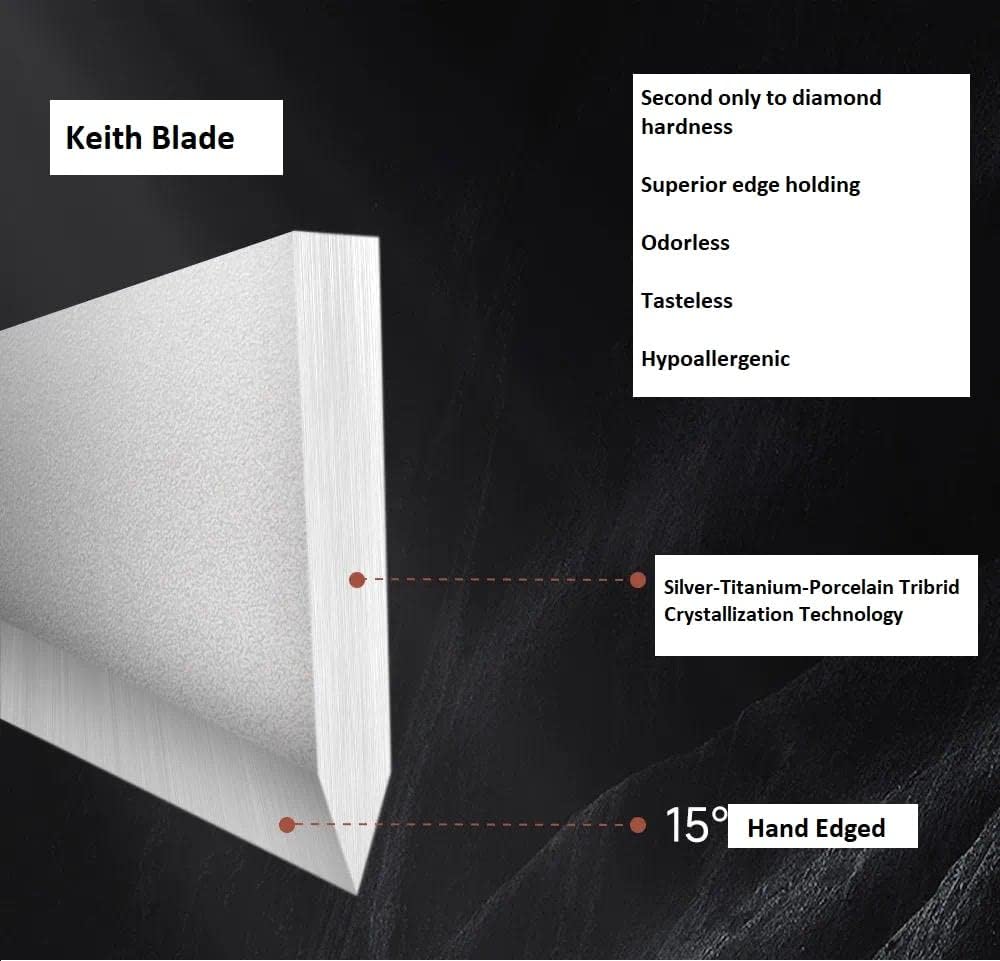 Dao bếp siêu nhẹ Titanium Keith Ti8743