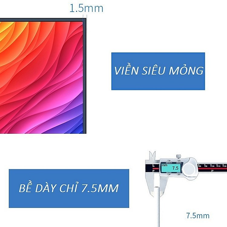 Màn Hình Máy Tính Tràn Viền Siêu Mỏng 24 inch IPS 2K ( 2560 x 1440 )