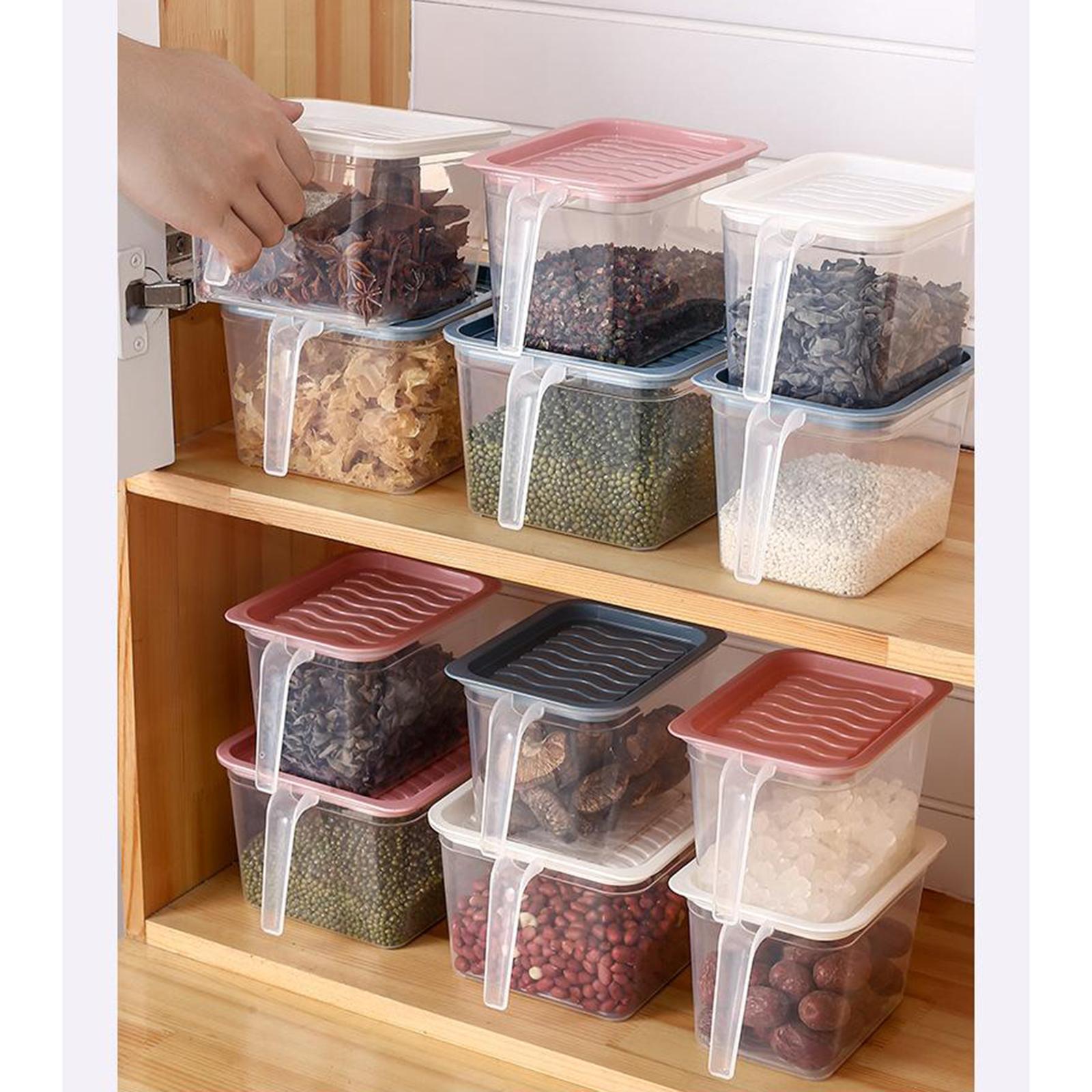Food Storage Container Set with Airtight Lids Kitchen Organizer