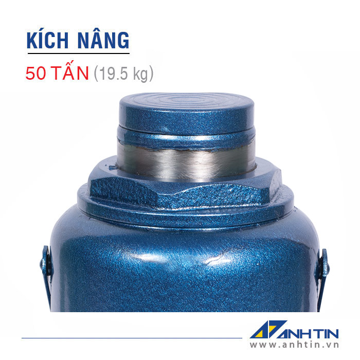 Con đội 50 tấn | Kích nâng xe ô tô xe tải | Kích thủy lực | 50 tấn | Chiều cao nâng 180mm