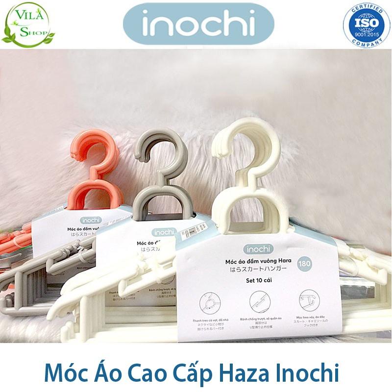 Móc Treo Quần Áo, Mắc Treo Đa Năng Hara, Bộ Sưu Tập Móc Quần Áo Người Lớn Nhựa Cao Cấp Inochi