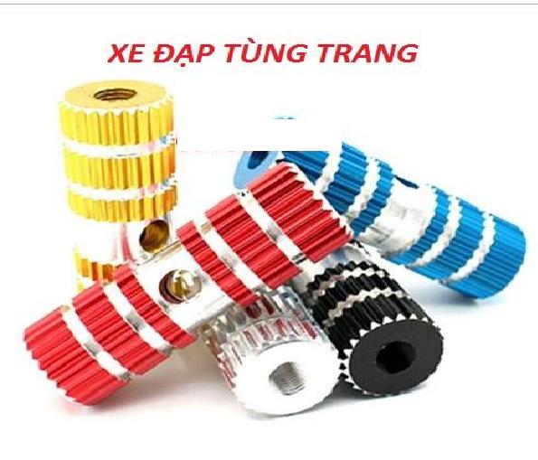 Bắt để chân nhôm trục sau xe đạp, xe đạp trẻ em