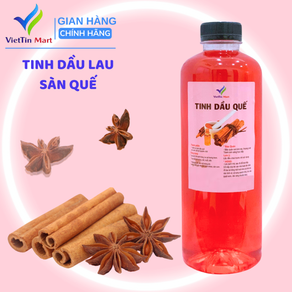 Nước Lau Sàn Chứa Tinh Dầu Quế Viettin Mart 1L