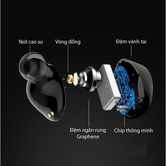 Tai nghe Bluetooth 5.0 nhét tai chống nước IPX5 hộp đựng tích hợp sạc pin E8