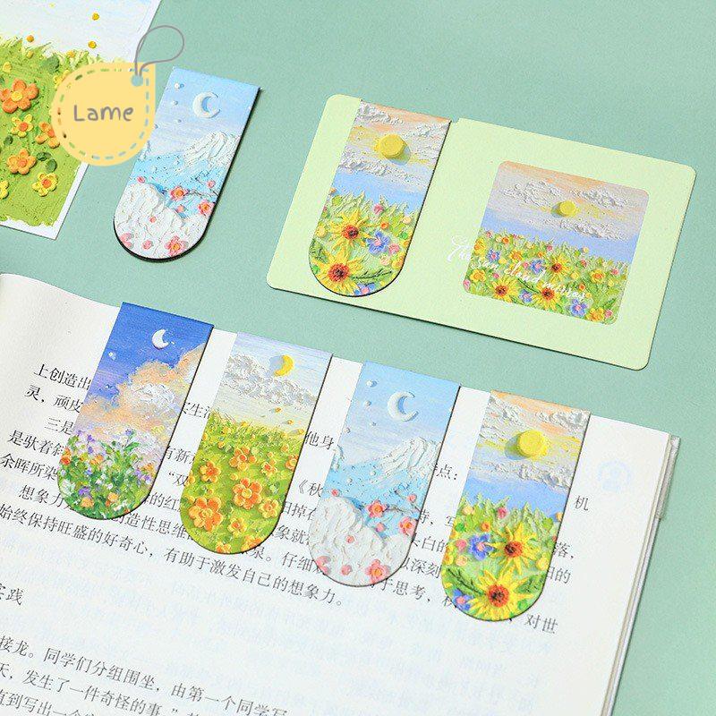 Đánh dấu sách nam châm bookmark hình tranh sơn dầu nghệ thuật LAME STORE