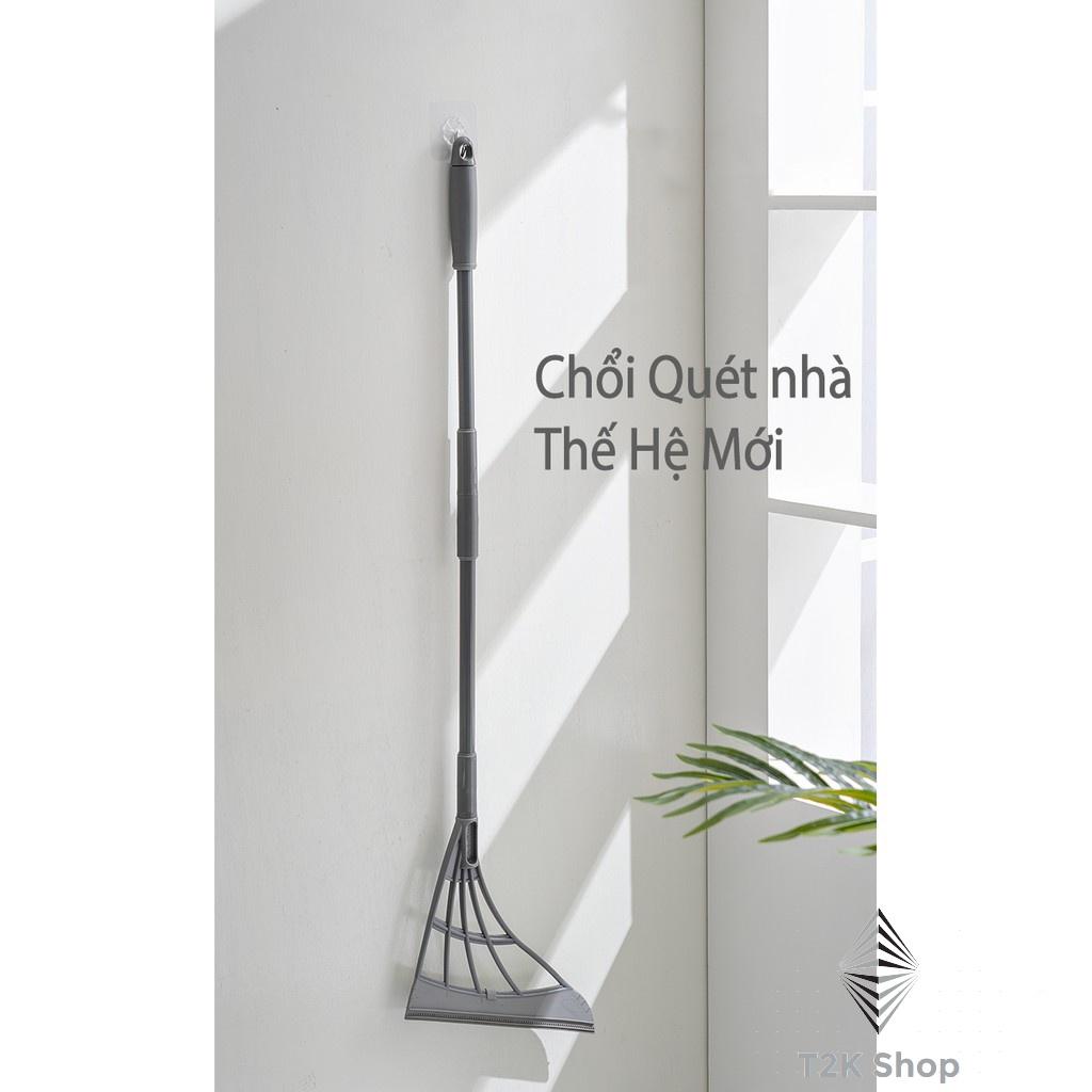 Hình ảnh Chổi lau nhà quét nhà gạt nước thông minh thế hệ mới cán inox - T2K Shop