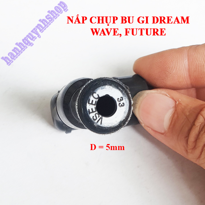 Nắp chụp bu gi xe máy Dream Wave Future loại đẹp