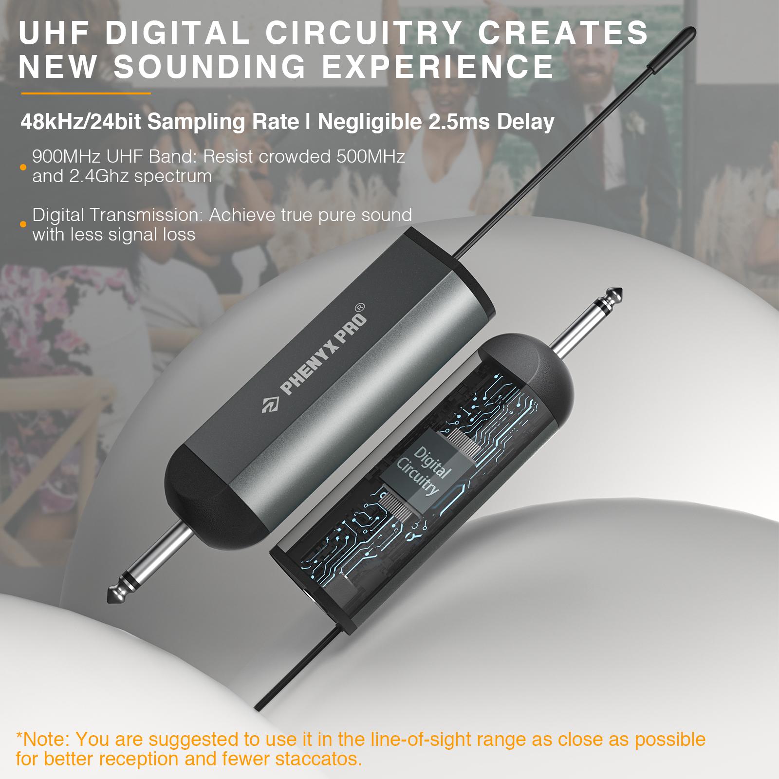 Micro không dây di động kỹ thuật số 2 kênh Ghi âm UHF Karaoke dji Mic 900mhz Mic cầm tay chuyên nghiệp Nhà thờ Màu sắc: PDP-2