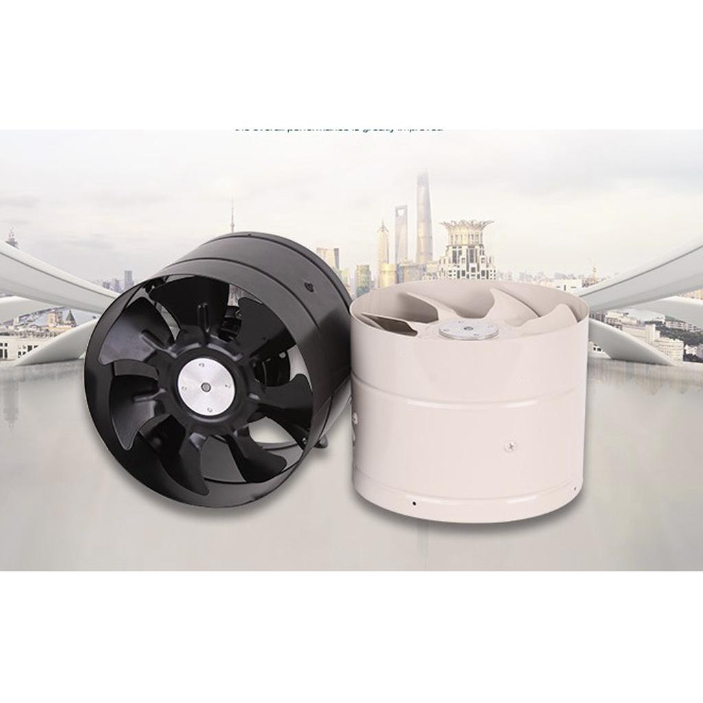 Metal Inline Duct Fan Booster Exhaust Blower Air Cooling Vent