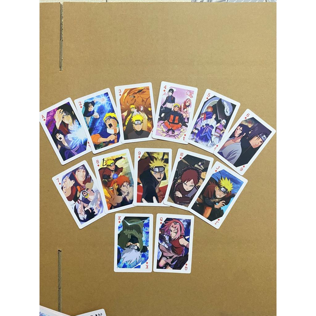 Hộp 54 Thẻ bài Naruto Akatsuki in hình khác nhau