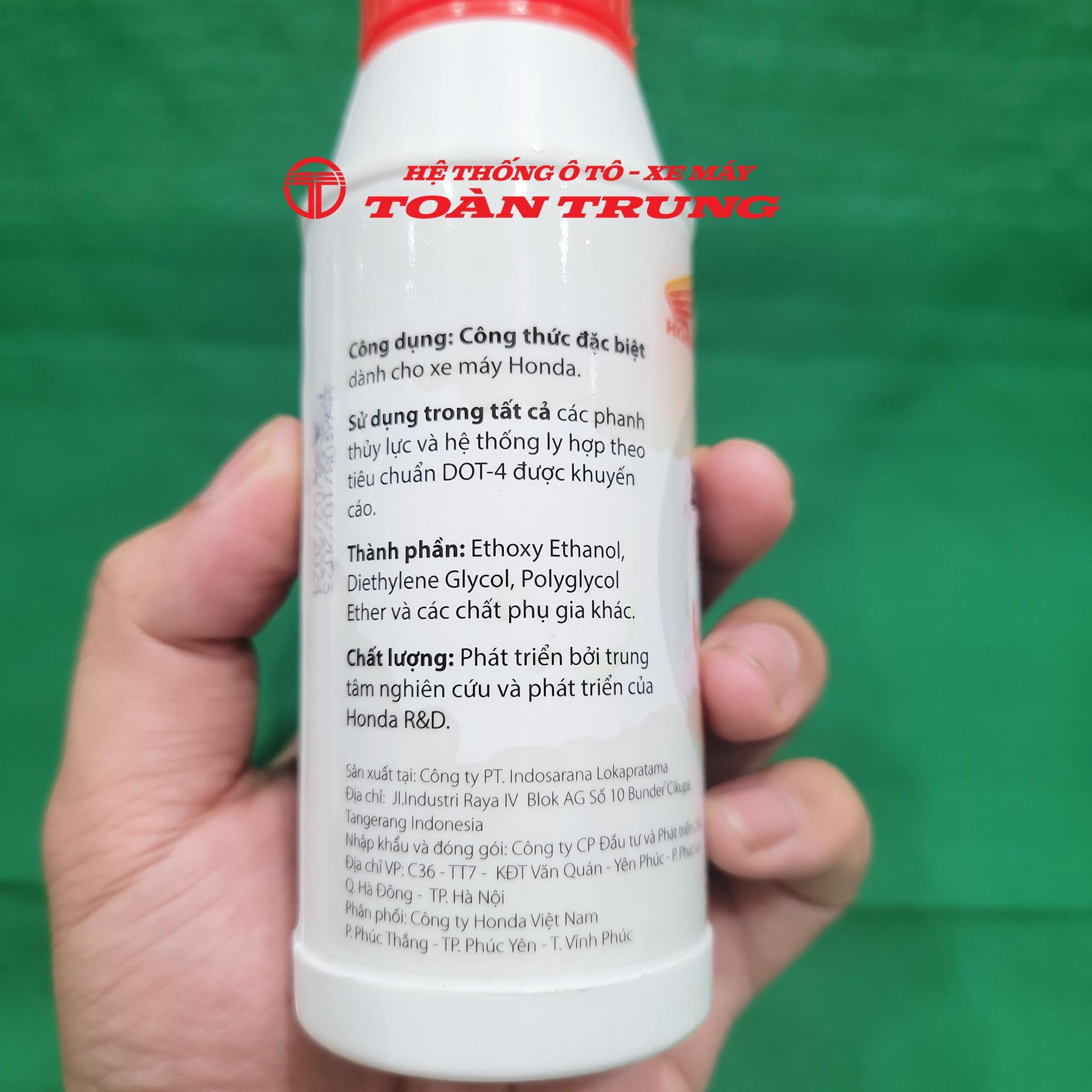 Dầu phanh Seiken DOT 4 - lon 0,2L chính hãƞg Honda &quot;08203M9938ZT1&quot;