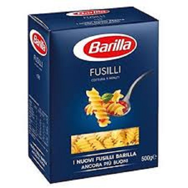 Mì Nui Barilla Hình Xoắn Các Cỡ Fusilli - 500g