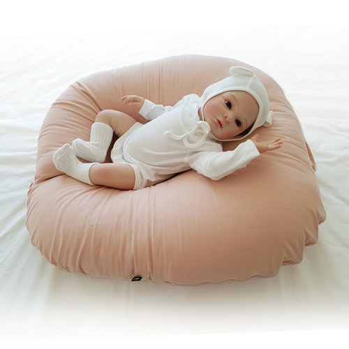 Gối chống trào ngược Rototo bebe nhập khẩu chất liệu cotton mềm mại khắc phục tình trạng trào ngược sơ sinh