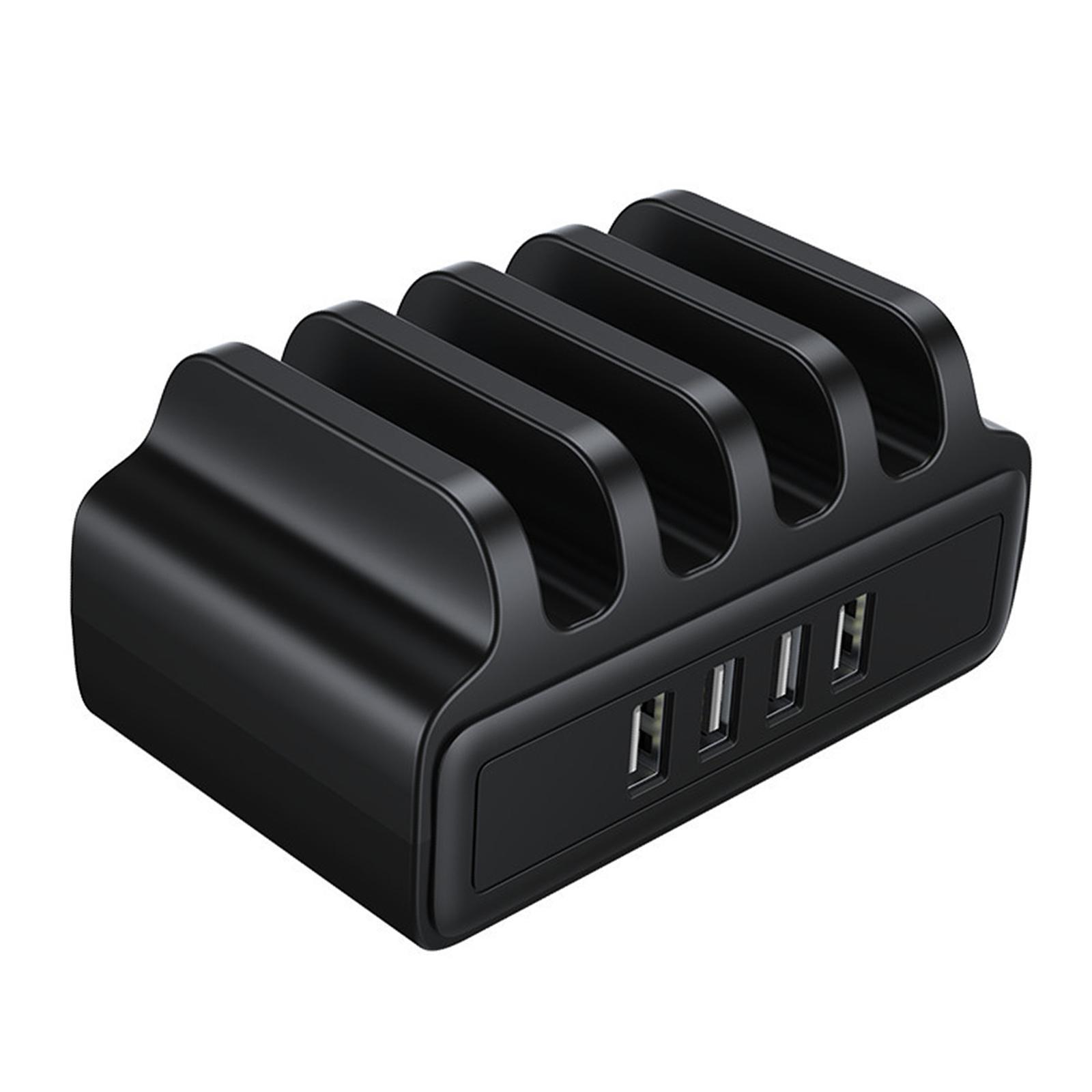 4-Port USB Charging Station Docking Stand Charger for Phones