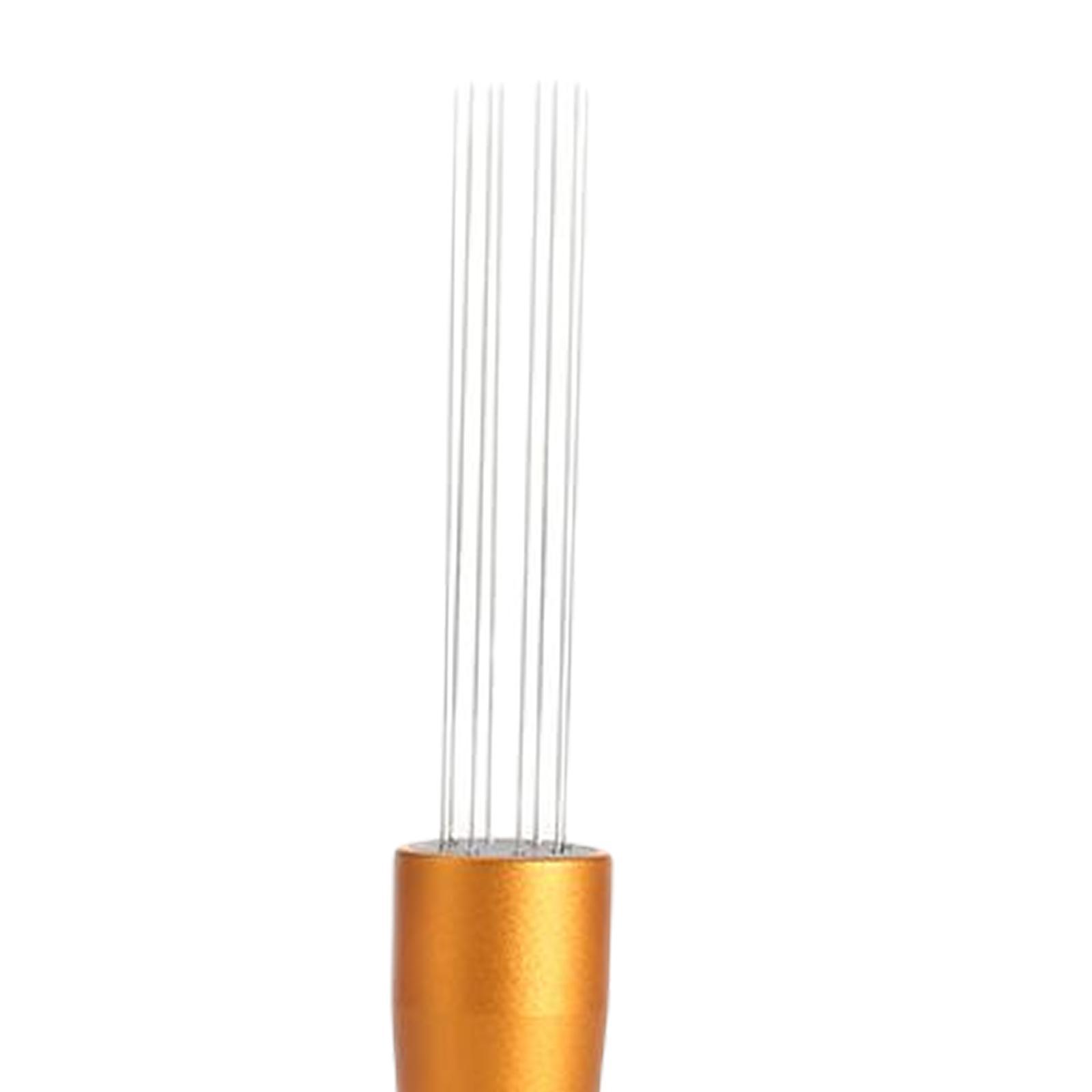 2pcs Needle Coffee Tamper Distributor Espresso Hand Stirrer for Cafe Barista