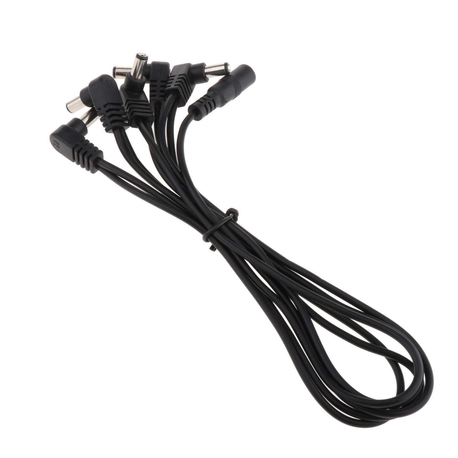 Guitar Effector Power Supply Adapter US Plug With 1 to  Splitter Cable