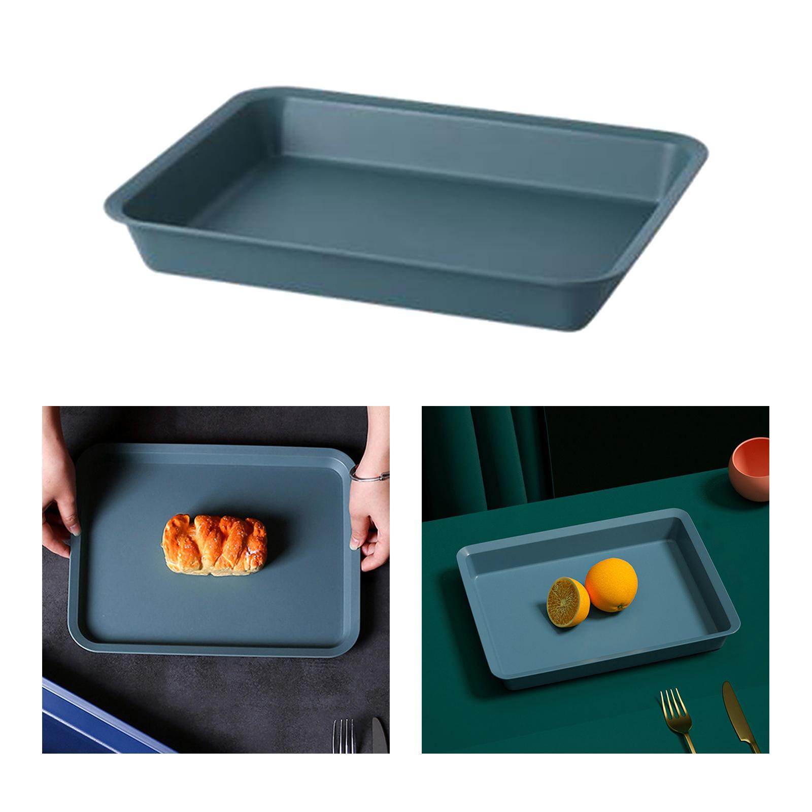 Kitchen Dinner Tray  Reusable for Home Parties Dessert Green