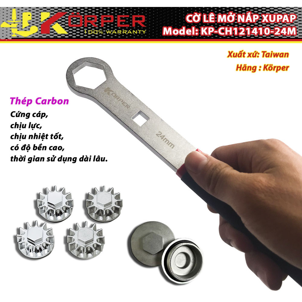 Cờ lê mở nắp xu pap Korper KP-CH121410-24M