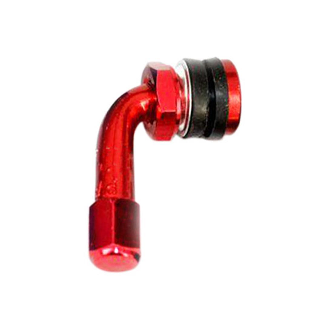 Motorcycle Car Wheel Tire Tyre Valve Stems Caps 90 Degree for Motorbike Dirt Pit bike