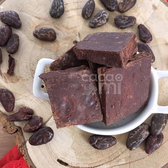 Cacao mass CacaoMi nguyên liệu làm socola handmade từ hạt ca cao 100% nguyên chất không đường 1kg